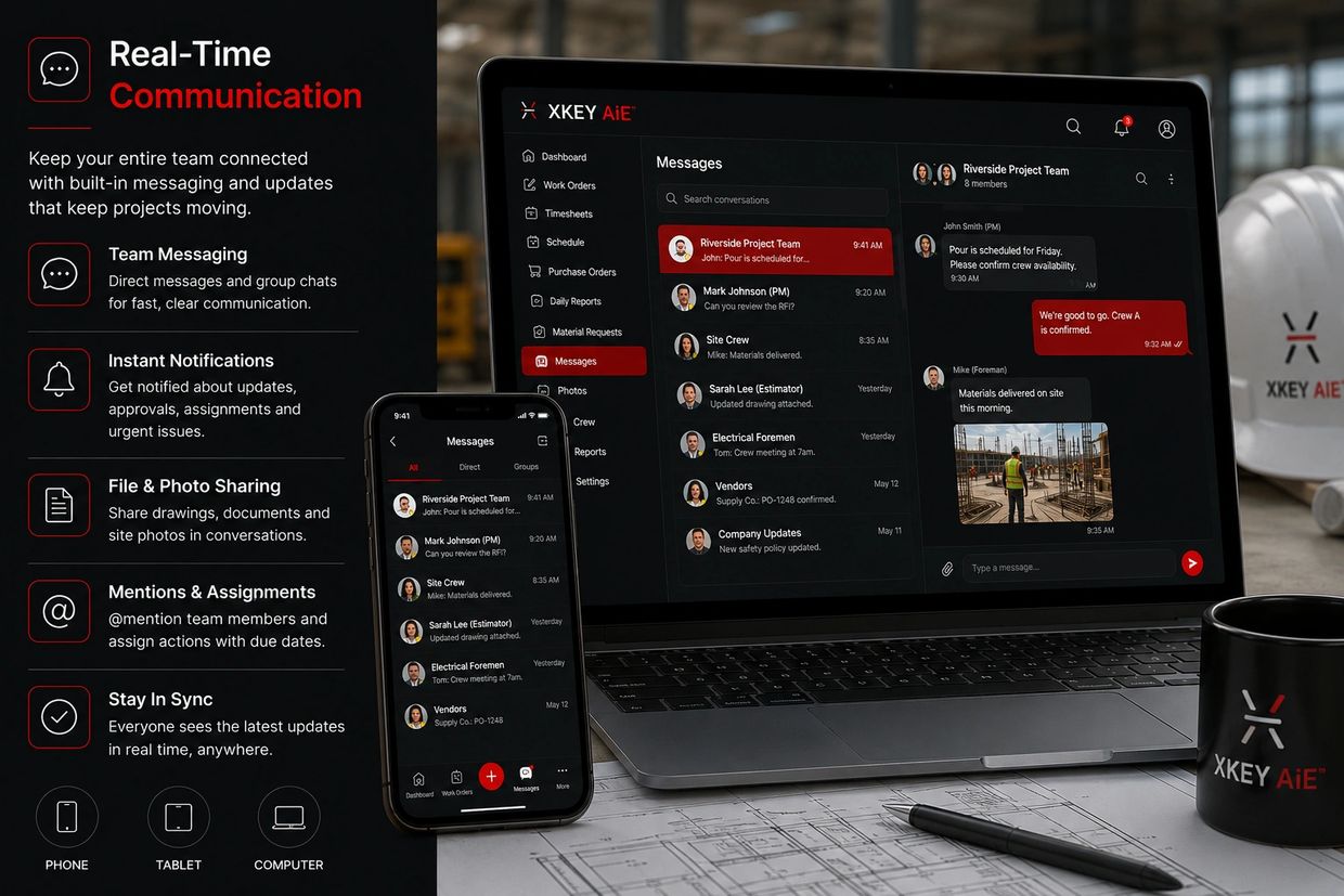 Xkey artwork: Real-Time Communication
